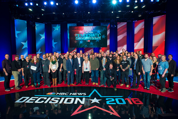 NBC Debate Crew Photo